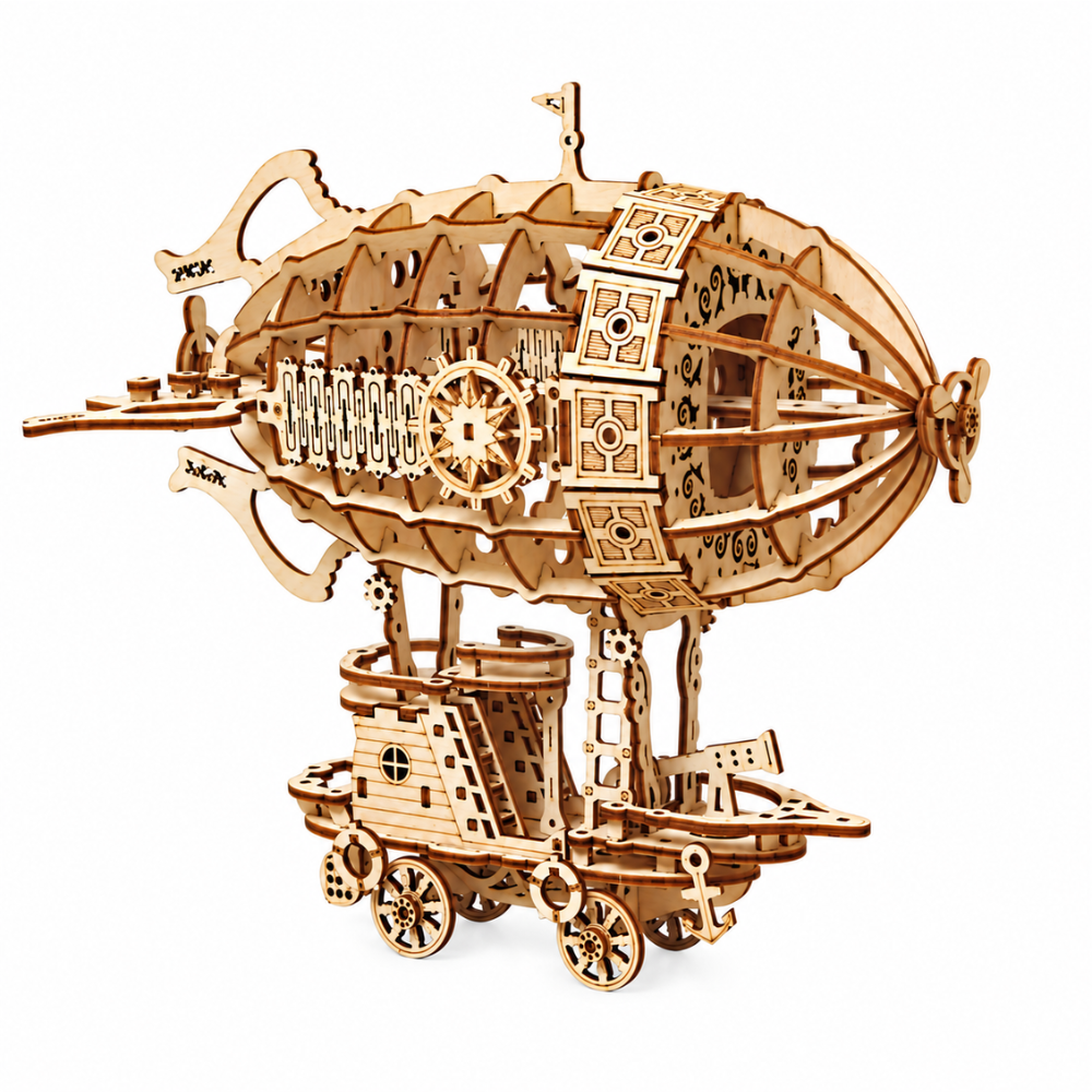 Puzzle 3D Dirigeable en Bois