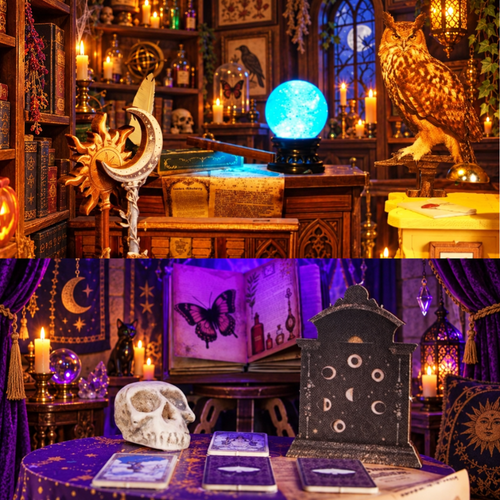 Book Nook Boutique de Magie – Kit Lumineux à Monter 442 Pièces avec Pièce Secrète